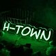 H-Town Green Neon Sign