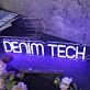 Denim Tech Blue Neon Sign