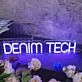 Denim Tech Blue Neon Sign