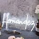 Hernandez White Neon Sign