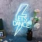 Lets Dance Blue Neon Sign