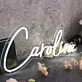 Carolina White Neon Sign