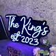 The Kings EST 2023 Blue Neon Sign