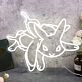 Mewtwo White Custom Neon Sign