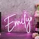 Emily Pink LED Neon Sign