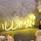 Illy Man Yellow Custom Neon Sign