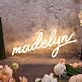 Madelyn Yellow Neon Sign