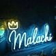 Malachi Blue Neon Sign