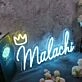 Malachi Blue Neon Sign
