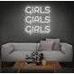 Girl Girl Girl Girl Neon Letters