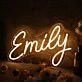 Yellow Emily Neon Sign