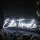 Estie Temple White Neon Sign