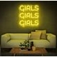 Girl Girl Girl Girl Neon Letters
