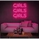 Girl Girl Girl Girl Neon Letters