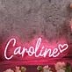 Caroline Red Neon Sign