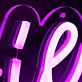 Gracie Purple Neon Sign