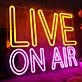 Live On Air Custom LED Neon Sign