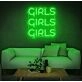 Girl Girl Girl Girl Neon Letters