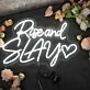 Rise And Slay White Neon Sign