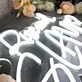 Rise And Slay White Neon Sign