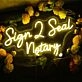 Sign 2 Seal Notary Yellow Neon Sign
