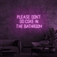 Bathroom Neon Signs