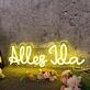 Alles Jda Yellow Neon Sign