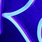 Roll Dips Blue Neon Sign