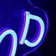 Roll Dips Blue Neon Sign