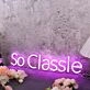 So Classie Purple Neon Sign