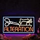 Alteration Custom Neon Sign