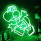 Green Koopa Troopa Green Neon Sign