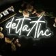 Delta Thc White Neon Sign