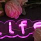 High Life Purple Neon Sign