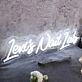 Lexis Nail Lab White Neon Sign