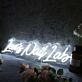 Lexis Nail Lab White Neon Sign