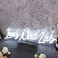 Lexis Nail Lab White Neon Sign