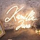 Kamilla June Yellow Neon Sign