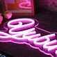 Yubin Lee Purple Neon Sign