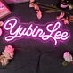 Yubin Lee Purple Neon Sign
