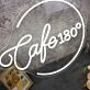 Cafe 180 Custom White Neon Sign