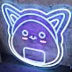 Rice Ball Cat Custom Neon Sign