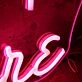 Dare To Go Bare Red Neon Sign