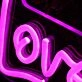 Love That Journey For Me Purple Neon Sign