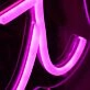Heavens Night Pink Neon Sign