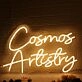 Cosmos Artistry Yellow Neon Sign