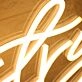 Cosmos Artistry Yellow Neon Sign
