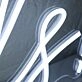 Go Vols White LED Neon Sign