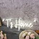 Ts Home White Neon Sign