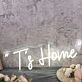 Ts Home White Neon Sign